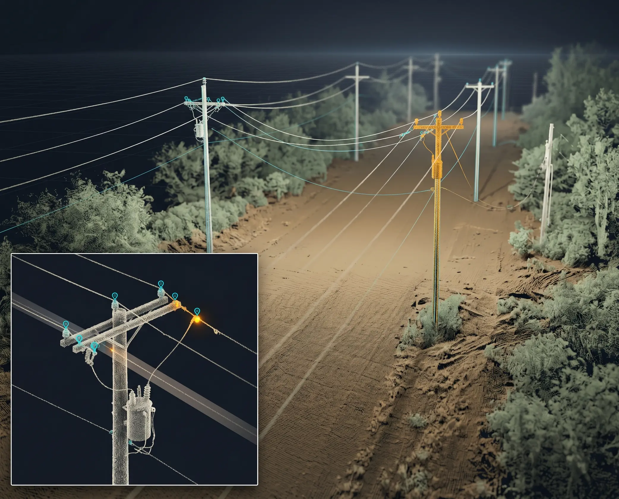 Detailed utility span review in the Digital Grid