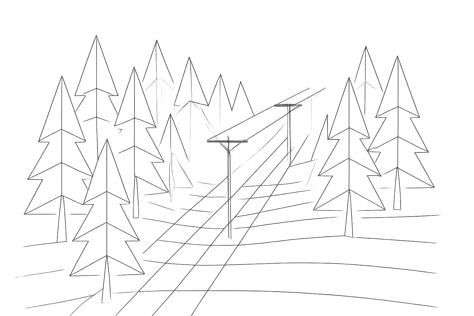 Measure critical clearances with precision. <span class='text-gray-500'> Automatically detect and quantify distances between conductors and vegetation, structures, or terrain. Generate detailed violation reports showing exact measurements for each encroachment point. Prioritize maintenance based on clearance thresholds and export findings directly to crew management systems.</span>